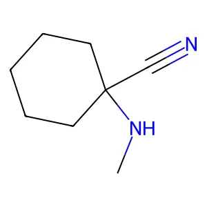 1-(Methylamino)cyclohexane-1-carbonitrile structure