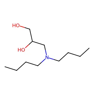 3-(Dibutylamino)propane-1,2-diol structure