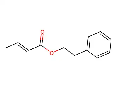 Phenylethyl-crotonate structure