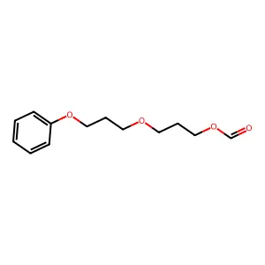 1-Propanol, 3-(3-phenoxypropoxy)-, formate structure