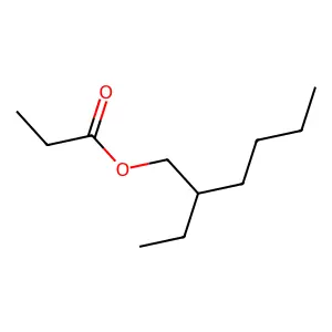 Propanoic acid, 2-ethylhexyl ester structure