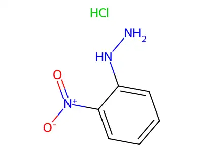 HYDRAZINE, (o-NITROPHENYL)-, HYDROCHLORIDE structure