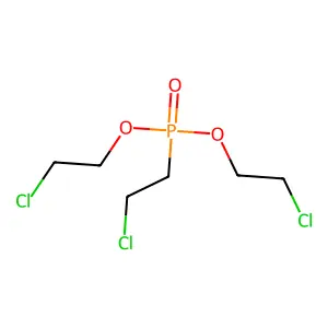 Bis(2-chloroethyl) P-(2-chloroethyl)phosphonate structure