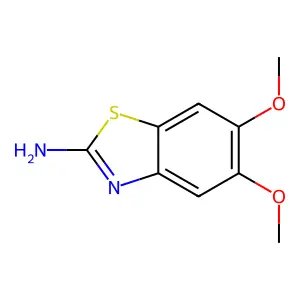 5,6-Dimethoxy-1,3-benzothiazol-2-amine structure