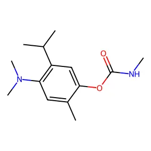 4-(Dimethylamino)-2-methyl-5-(propan-2-yl)phenyl methylcarbamate structure