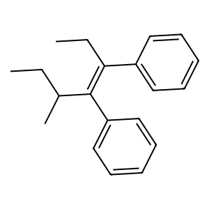alpha-Ethyl-beta-s-butyl-stilbene structure