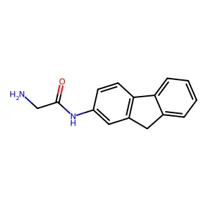 Acetamide, 2-amino-N-fluoren-2-yl- structure