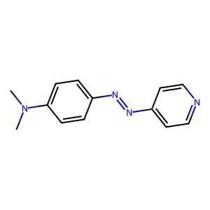 N,N-Dimethyl-4-(2-(4-pyridinyl)diazenyl)benzenamine structure
