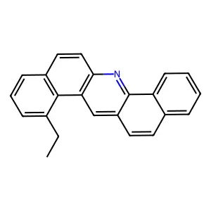 DIBENZ(a,h)ACRIDINE, 1-ETHYL- structure