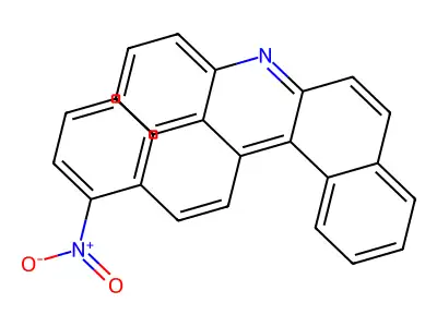 12-[2-(2-Nitrophenyl)ethenyl]benzo[a]acridine structure