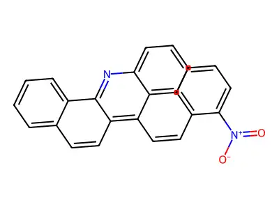 7-[2-(2-Nitrophenyl)ethenyl]benzo[c]acridine structure