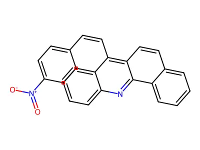 7-[2-(4-Nitrophenyl)ethenyl]benzo[c]acridine structure