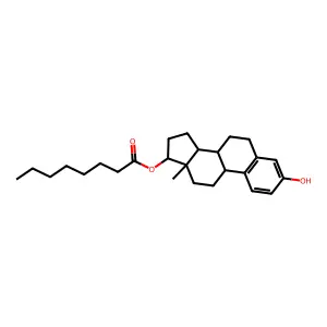 Estradiol 17-octanoate structure