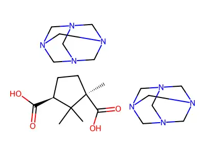 Methenamine camphorate structure