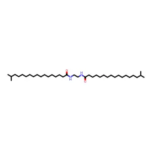 Isooctadecanamide, N,N'-1,2-ethanediylbis- structure