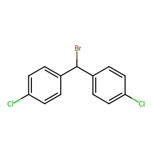 Benzene, 1,1'-(bromomethylene)bis(4chloro- structure