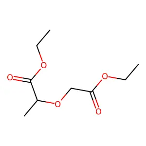 Ethyl 2-(2-ethoxy-2-oxoethoxy)propionate structure