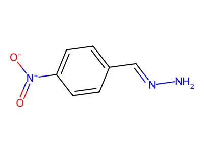 (4-Nitrophenyl)methylidenehydrazine structure