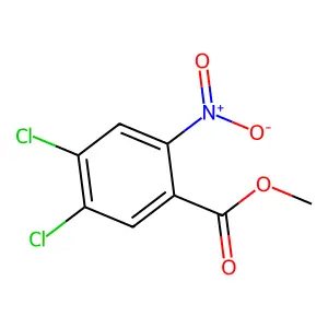 Benzoic acid, 4,5-dichloro-2-nitro-, methyl ester structure