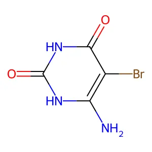 6-Amino-5-bromo-2,4(1H,3H)-pyrimidinedione structure