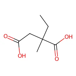 2-Ethyl-2-methylsuccinic acid structure