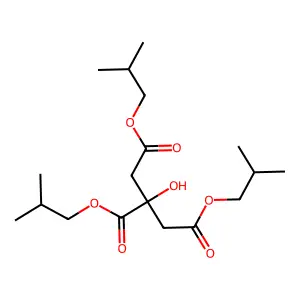 Triisobutyl citrate structure