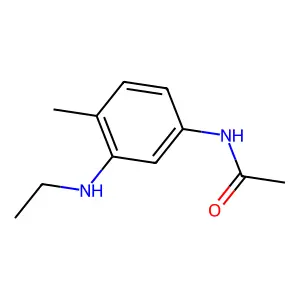 Acetamide, N-[3-(ethylamino)-4-methylphenyl]- structure
