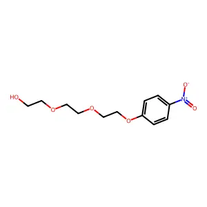 Ethanol, 2-[2-[2-(4-nitrophenoxy)ethoxy]ethoxy]- structure