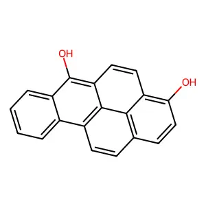 Benzo(a)pyrene-3,6-quinol structure