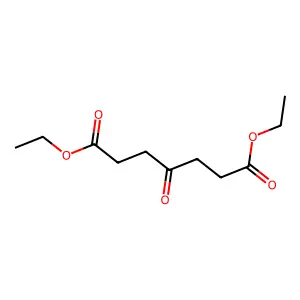Diethyl 4-oxoheptanedioate structure