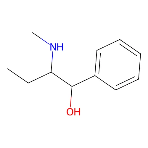 2-(Methylamino)-1-phenylbutan-1-ol structure