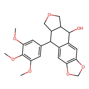 Anhydropodophyllol structure