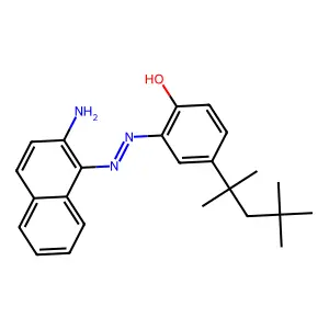 2-[2-(2-Amino-1-naphthalenyl)diazenyl]-4-(1,1,3,3-tetramethylbutyl)phenol structure