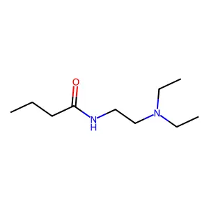 Butyramide, N-(2-(diethylamino)ethyl)- structure