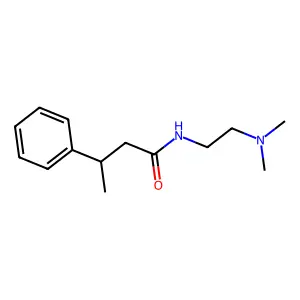 Butyramide, N-(2-(dimethylamino)ethyl)-3-phenyl- structure