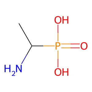 1-(Aminoethyl)phosphonic acid structure