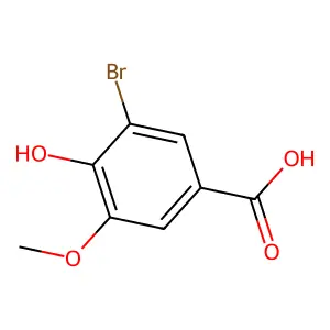 5-Bromovanillic acid structure