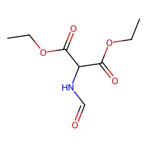 Diethyl formamidomalonate structure