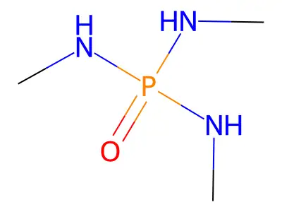 Trimethylphosphoramide structure