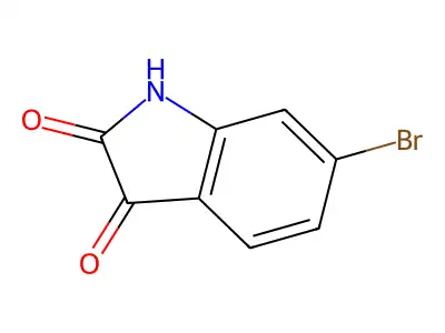 1H-Indole-2,3-dione, 6-bromo- structure