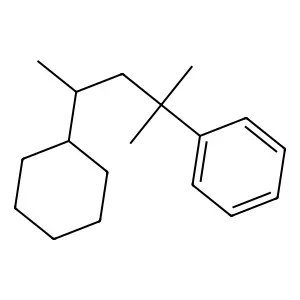 Benzene, (3-cyclohexyl-1,1-dimethylbutyl)- structure