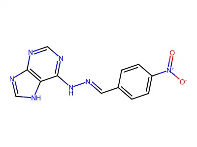 5-(3-chlorophenyl)-N-(2-fluoro-5-nitrophenyl)furan-2-carboxamide structure