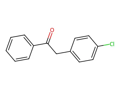 Ethanone, 2-(4-chlorophenyl)-1-phenyl- structure