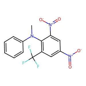 Benzenamine, N-methyl-2,4-dinitro-N-phenyl-6-(trifluoromethyl)- structure