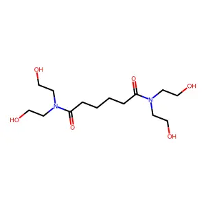 N,N,N',N'-Tetrakis(2-hydroxyethyl)adipamide structure