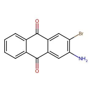 2-Amino-3-bromoanthraquinone structure