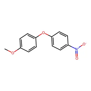 p-(p-Nitrophenoxy)anisole structure
