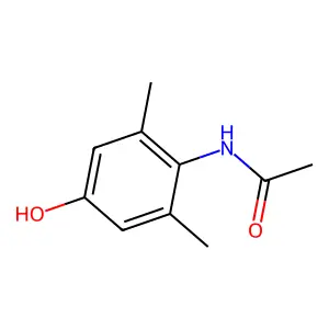 N-(4-hydroxy-2,6-dimethylphenyl)acetamide structure