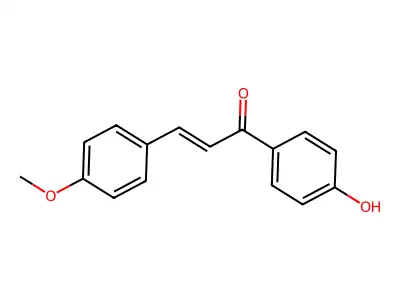 4-Methoxy-4'-hydroxychalcone structure