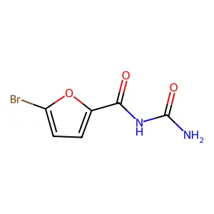 2-Furancarboxamide, N-(aminocarbonyl)-5-bromo- structure